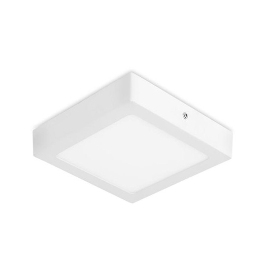 Downlight superficie Easy cuadrado blanco 12W 4000K Forlight